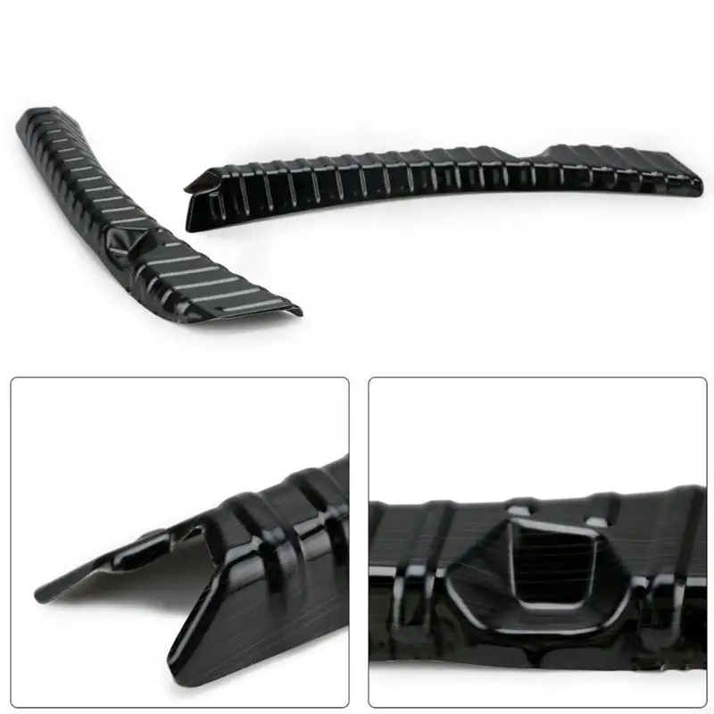 B5XD 2X per 3 auto protettore per paraurti posteriore inossidabile inossidabile.