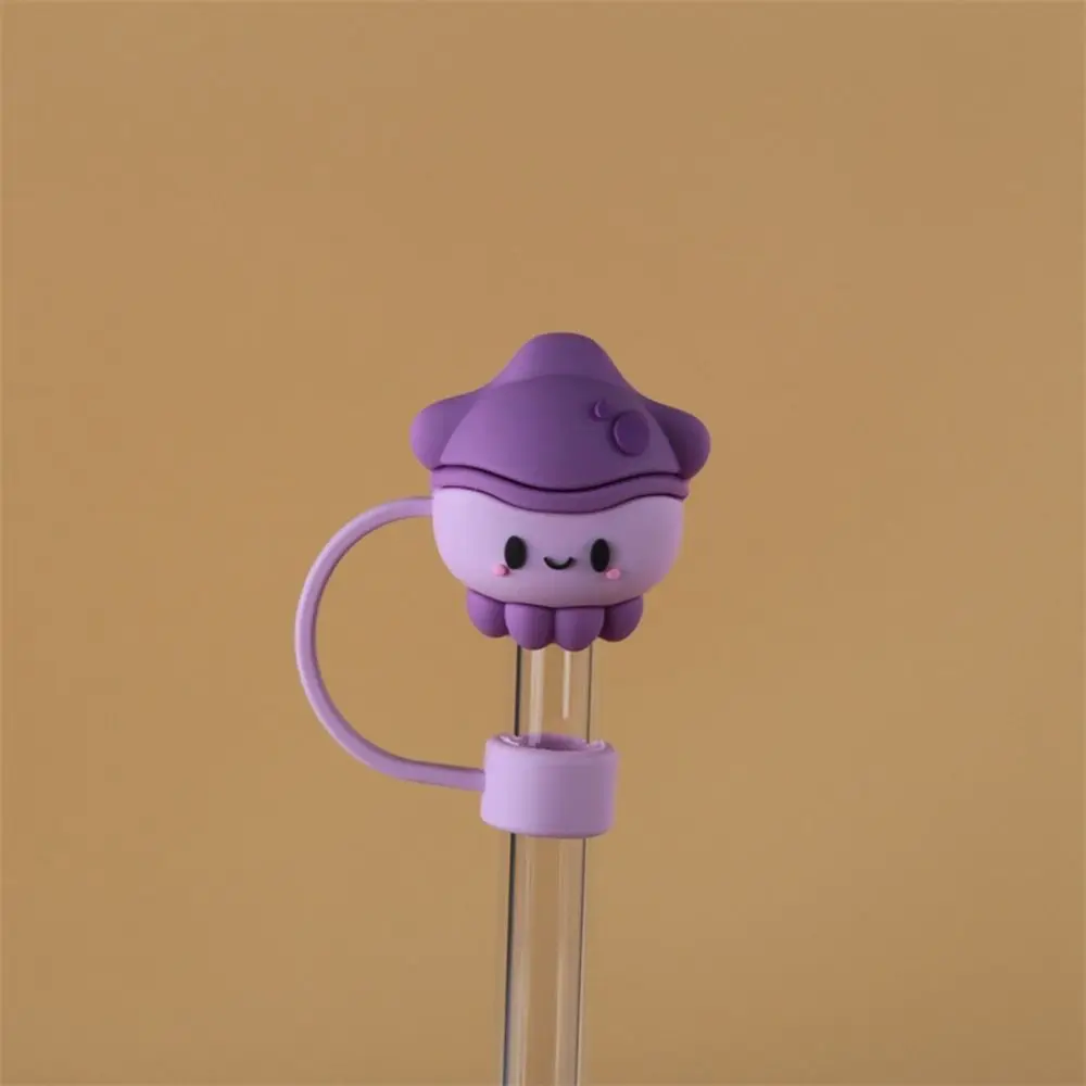 Cup Accessories Silicone Straw Plug Reusable Dust-proof Drinking Dust Cap Drinkware Splash Proof Straw Tips Cover Water Glass