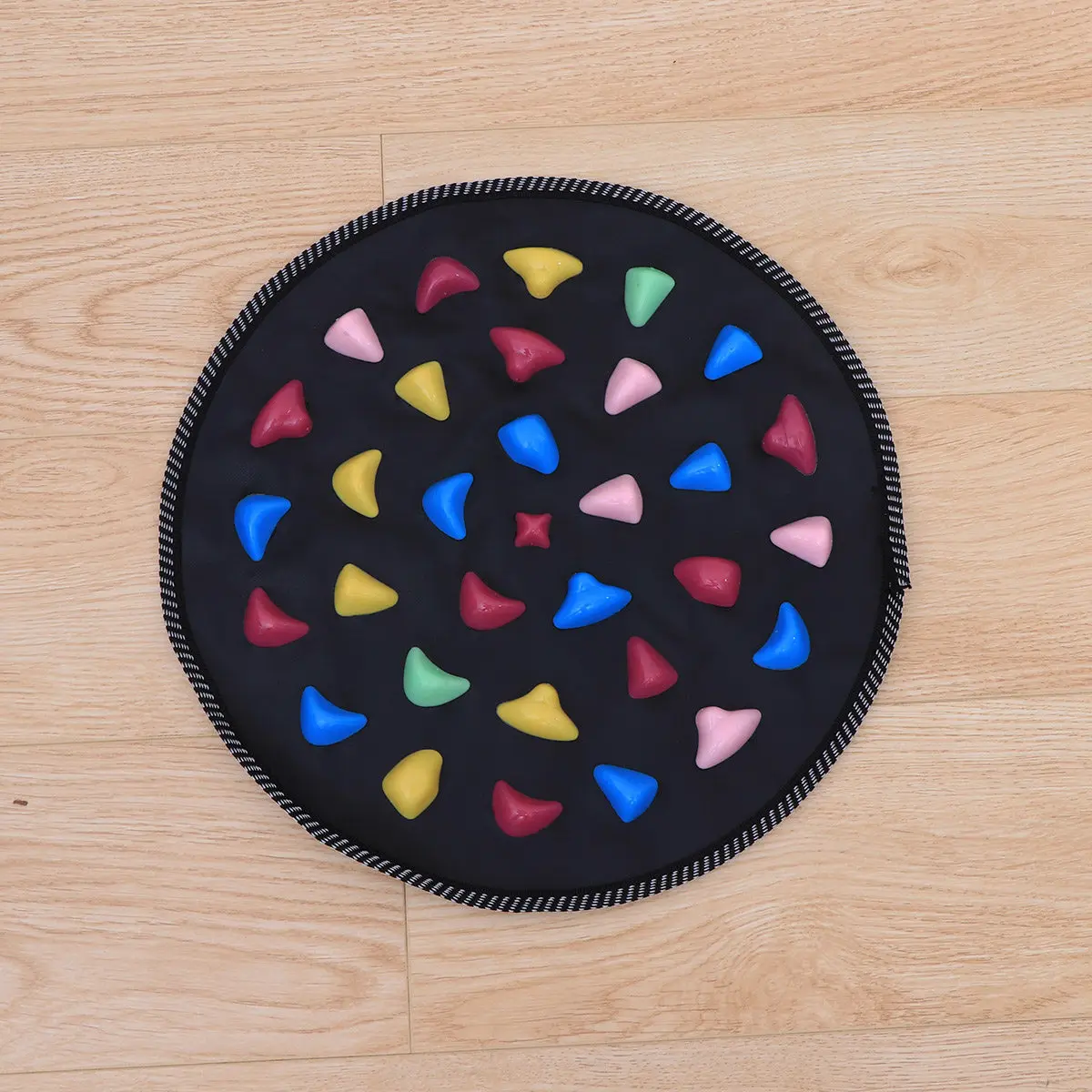 

Каменный массажный коврик для ног из силикона высокой твердости, воздействующий на рефлекторные точки стоп, для снятия боли в ногах, улучшения иммунитета, для использования в помещении и на улице