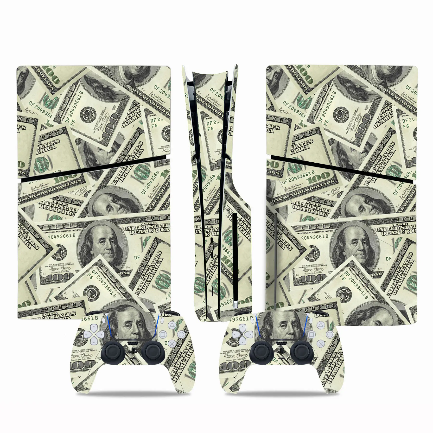 لوحدة التحكم PS5 Slim لكامل الجسم ووحدة التحكم PVC مع Call of Duty: Black Ops 3 Theme High - Def Print Anti - Scratch
