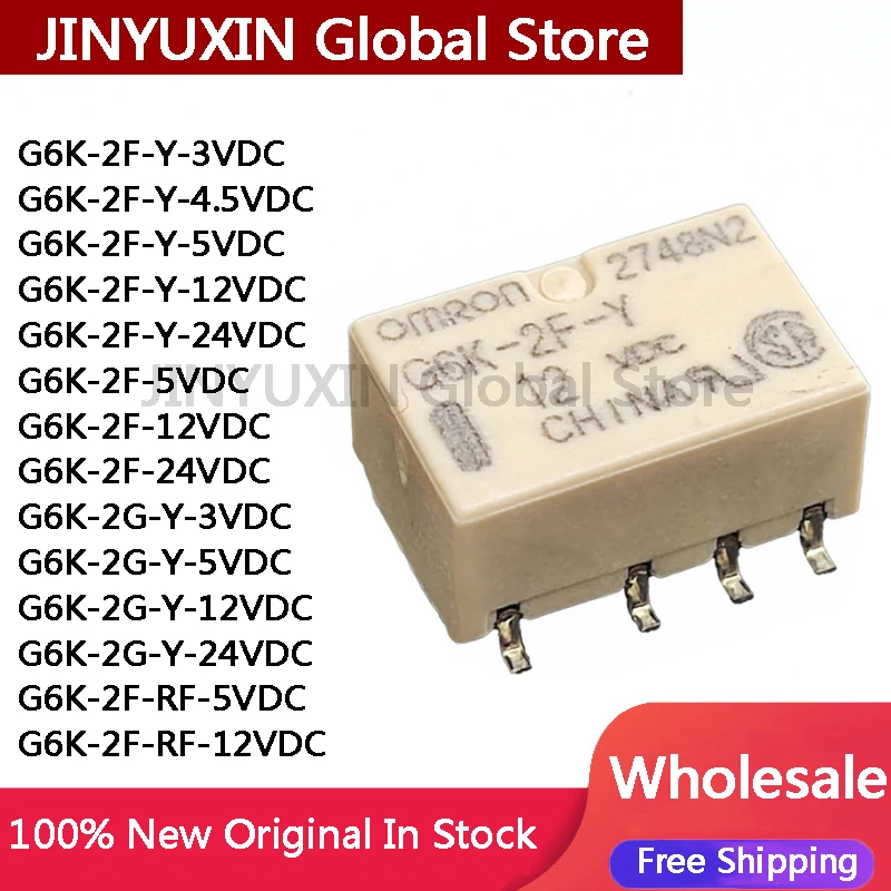 5Pcs G6K G6K-2F-Y-3…