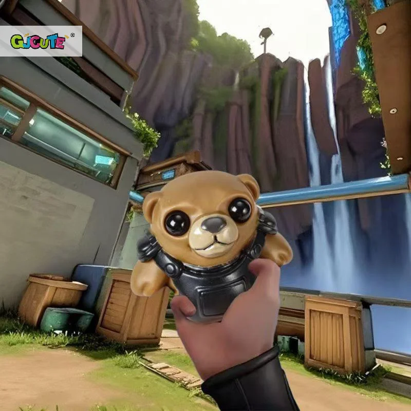 Valorant jogo boneca 3d tático urso squeeze brinquedo criativo alívio do estresse brinquedo macio mochi brinquedos para adultos presentes do miúdo