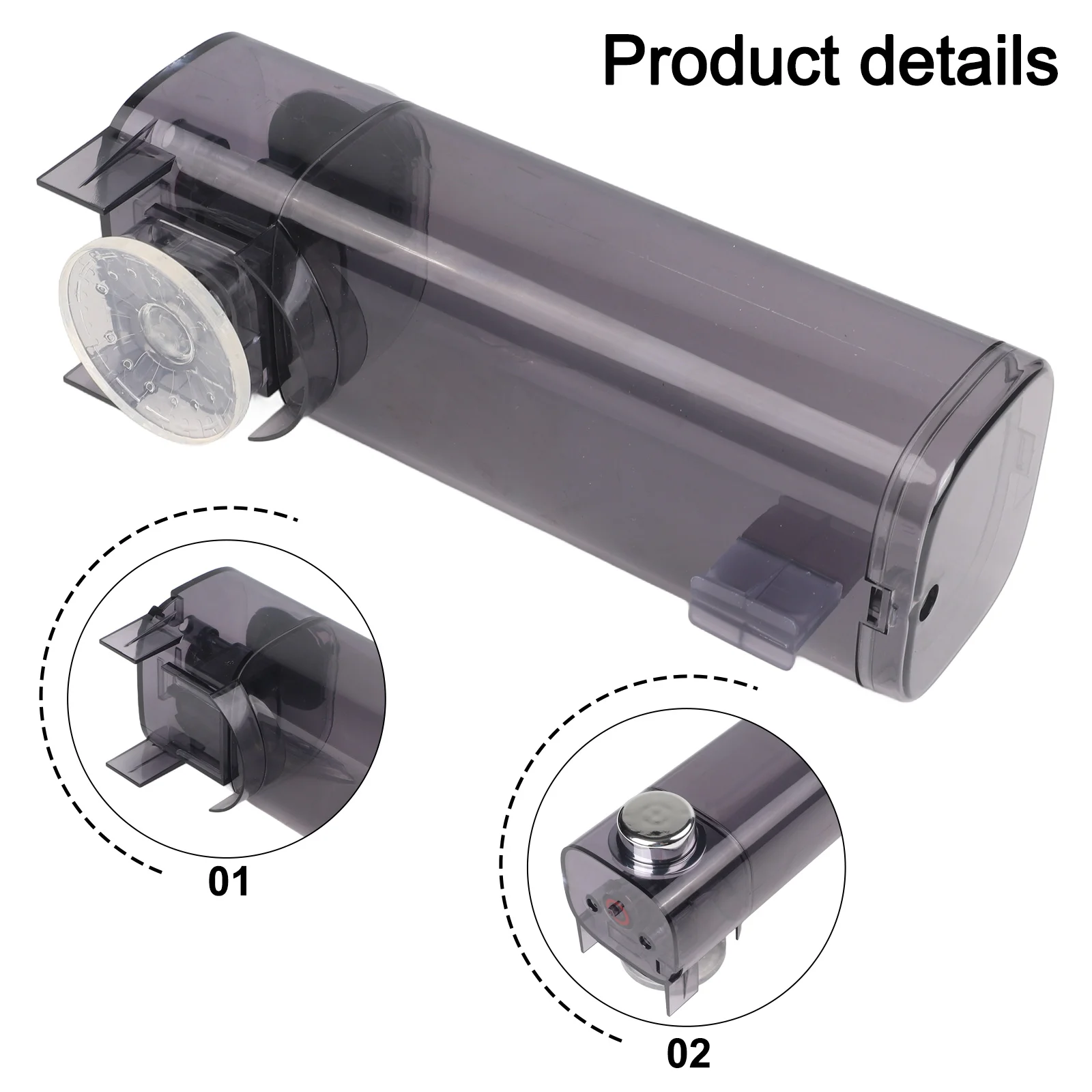 450ml Suction Mount Liquid Soap Dispenser for Bathroom Wall Installation PET Material Compatible with Most Liquid Hand Soaps