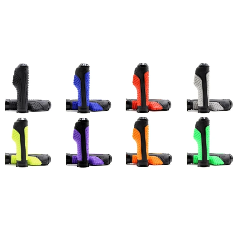 

Universal Motorcycle Handlebar Grips Aluminum- & Rubber Motorbike Handle Bar Grips 21/24mm Multi Colors Grips 1 Pair