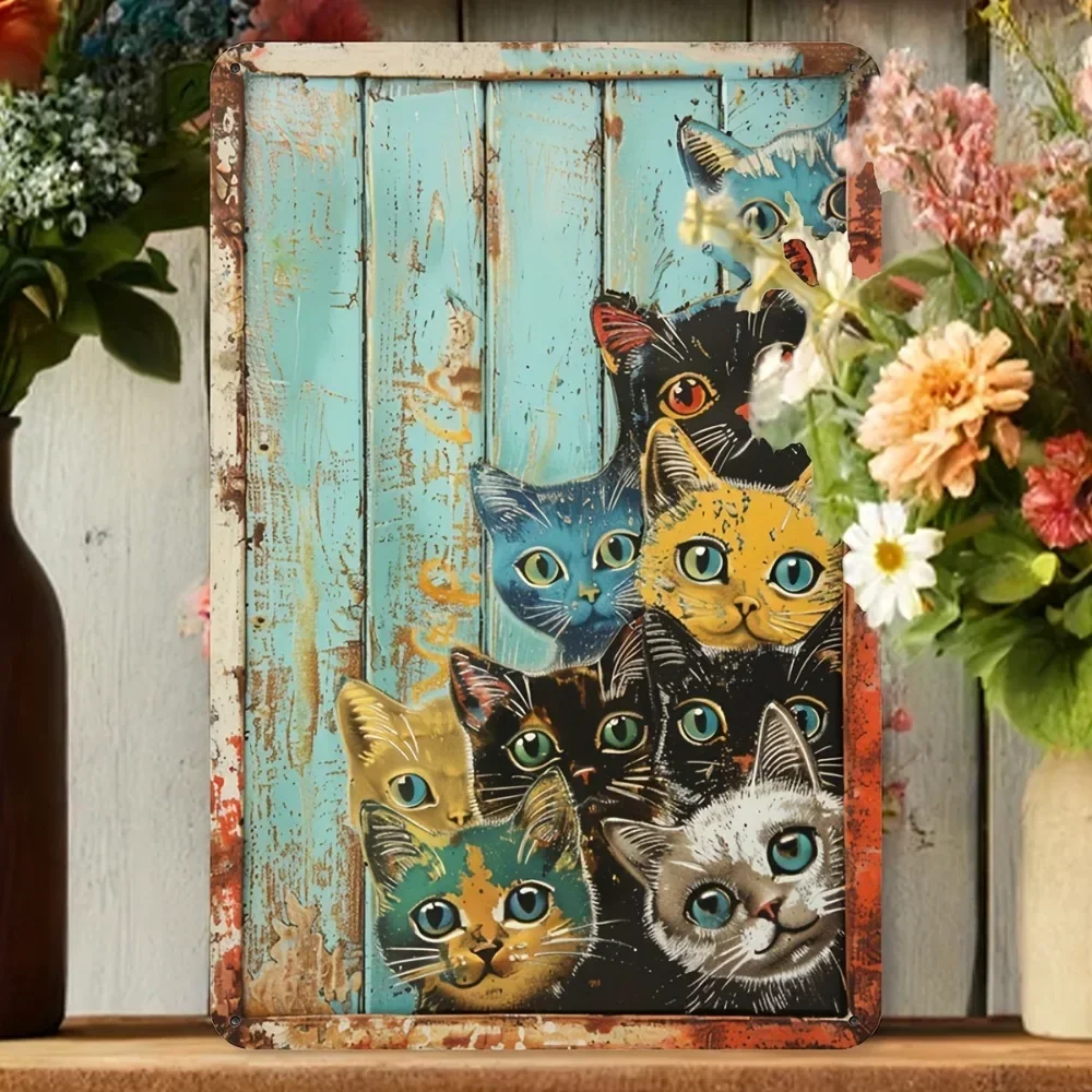 1pc 20x30cm Iron Metal  Sign Vintage Funny Bathroom Decorative Wall Art for Home Bar Cafe Garage Office