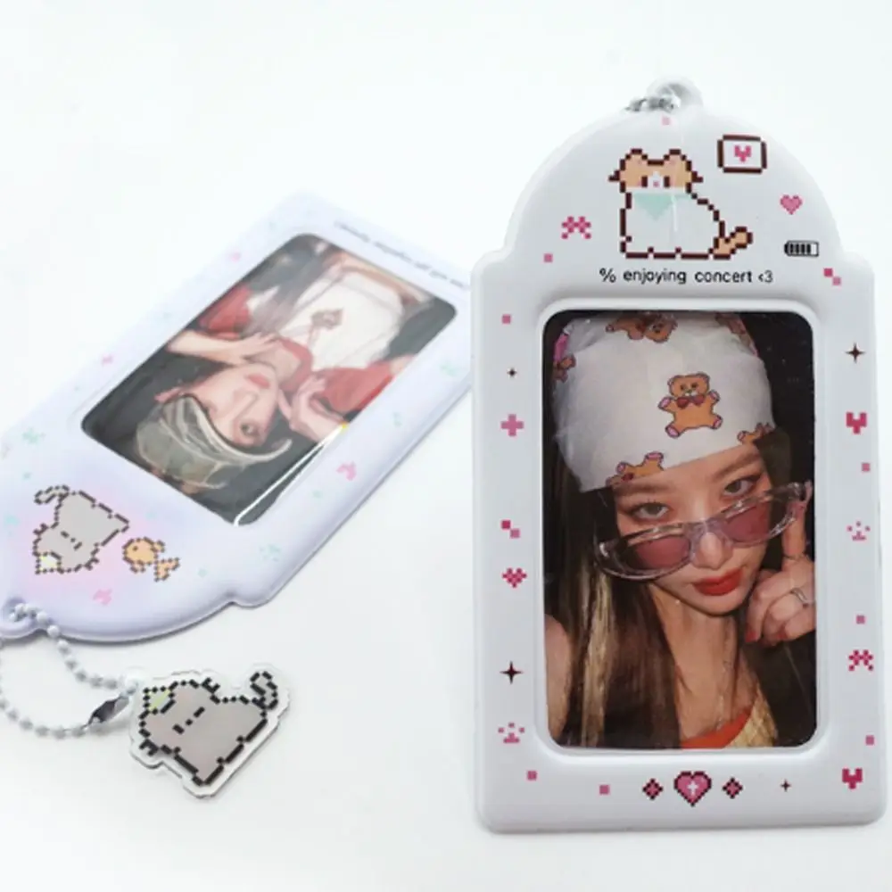 

Kawaii 3-дюймовый декоративный держатель для фотокарт Водонепроницаемые держатели для удостоверений личности Y2K Мультяшный рукав для карт