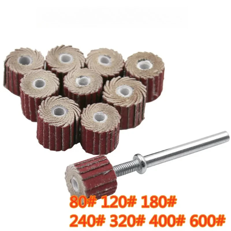 For Polishing Wheels Sanding Disc Shutter Polishing Wheel Rotary Tool Suitable for Dremel Accessories Sandpaper Sanding Flap