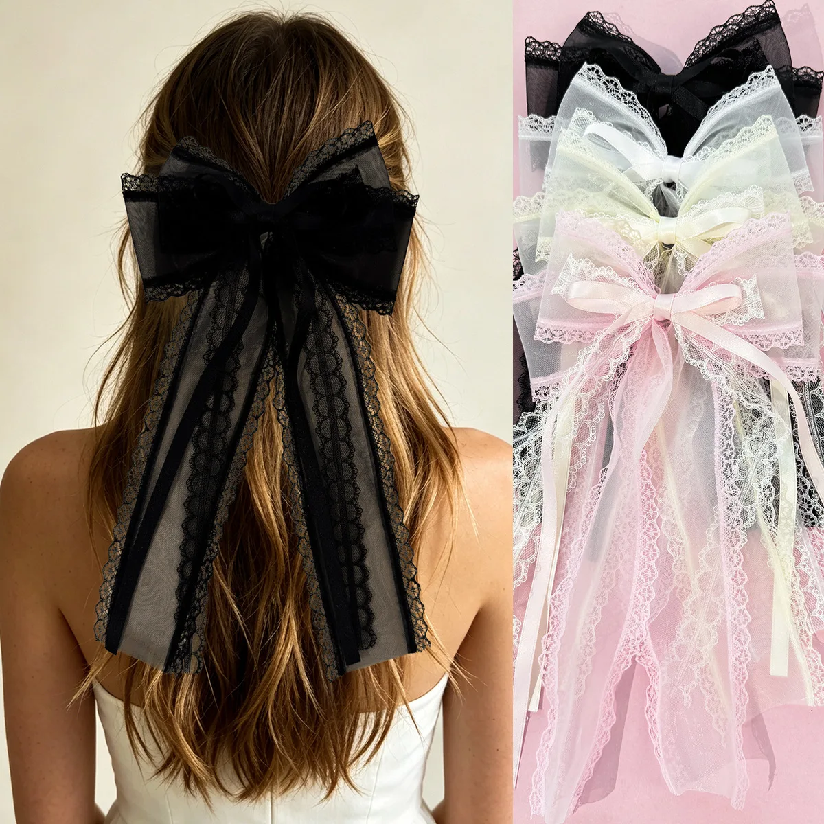 24pc-lace-embroidery-bow-hair-clips-side-long-tassel-bow-hairpins-hairgrips-hair-accessories-for-women-and-girls-bulk-headwear