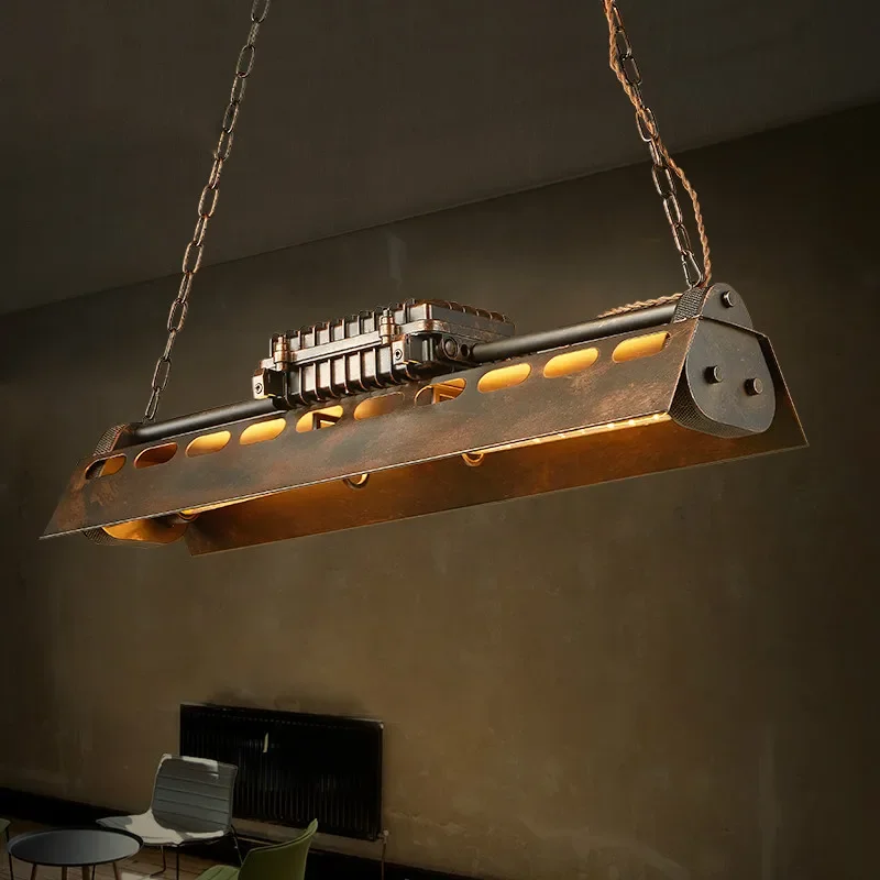 Amerikaanse retro metalen led-hanglampen Edison-lampen eetkamer loftlamp hangende armaturen