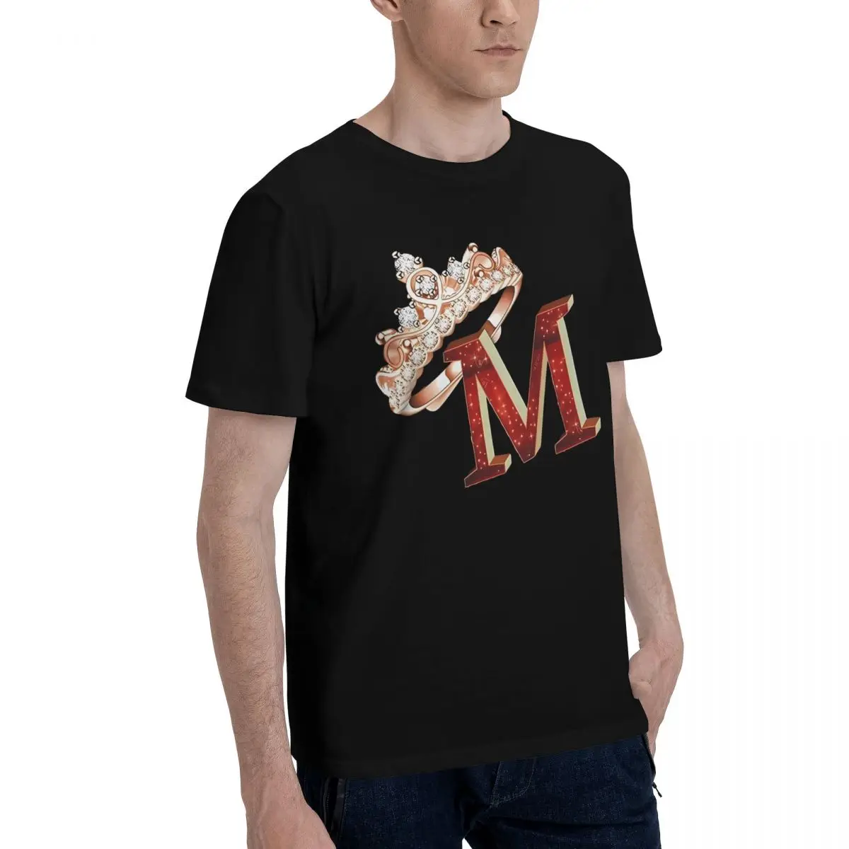 Crown & Monogram Elegance Motion Championship Vintage T-shirts High quality Travel USA Size
