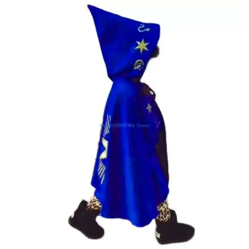 N7YF Kinder Kapuzenumhang Halloween Hexenumhang für Jungen Mädchen Halloween Hexenkostüme