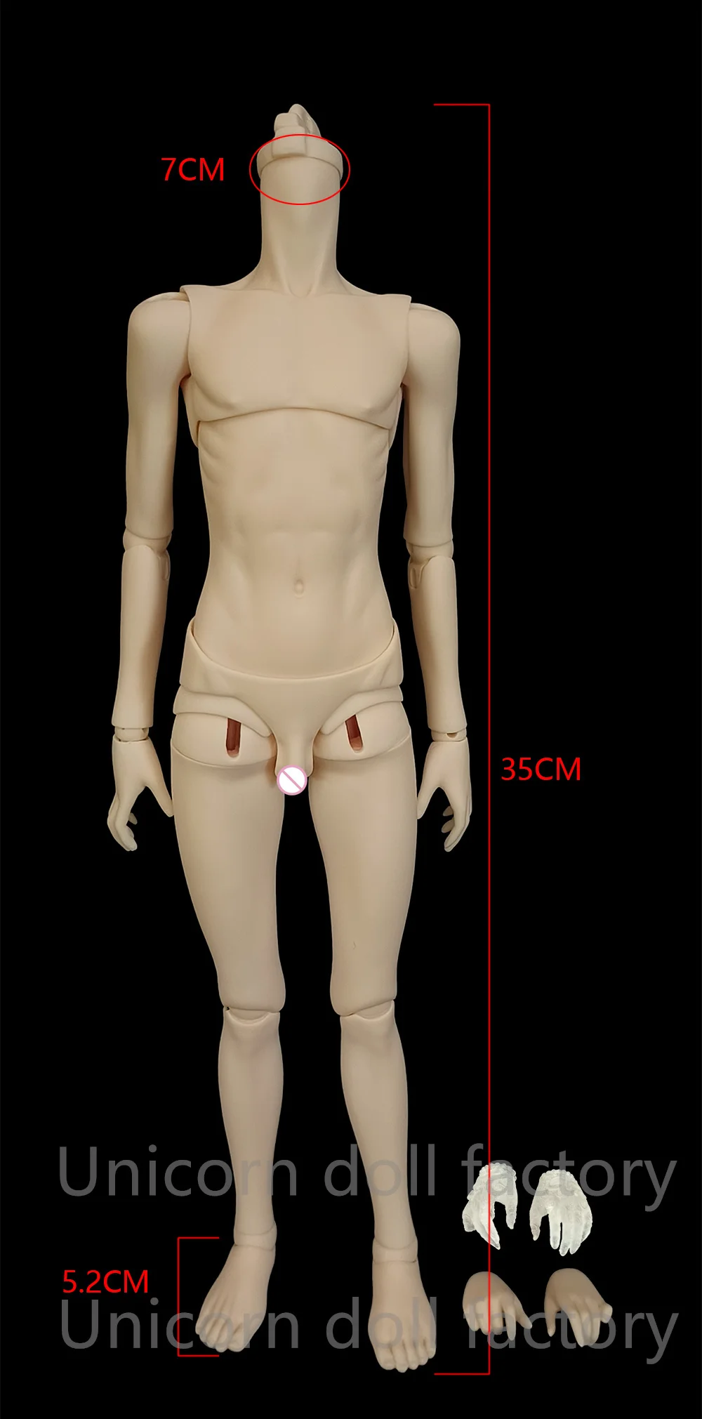 Bjd1/4 bjd accessories Chloe Karsh Lapim wujirou human body accessory