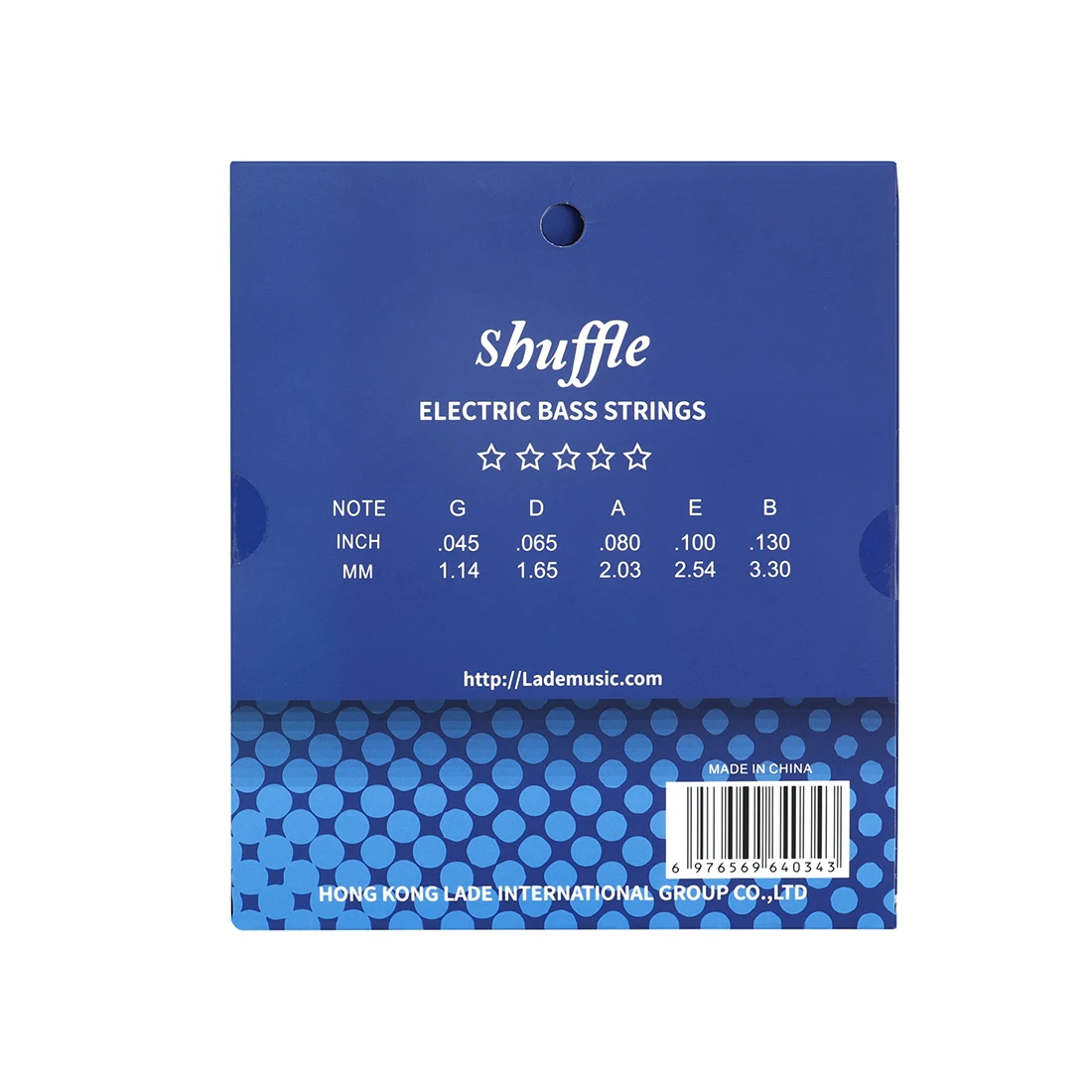 1/10 Set Shuffle 5-String Electric Bass Strings Hexagonal High Carbon Alloy Electric Bass Strings Five Strings Bass Accessoriese