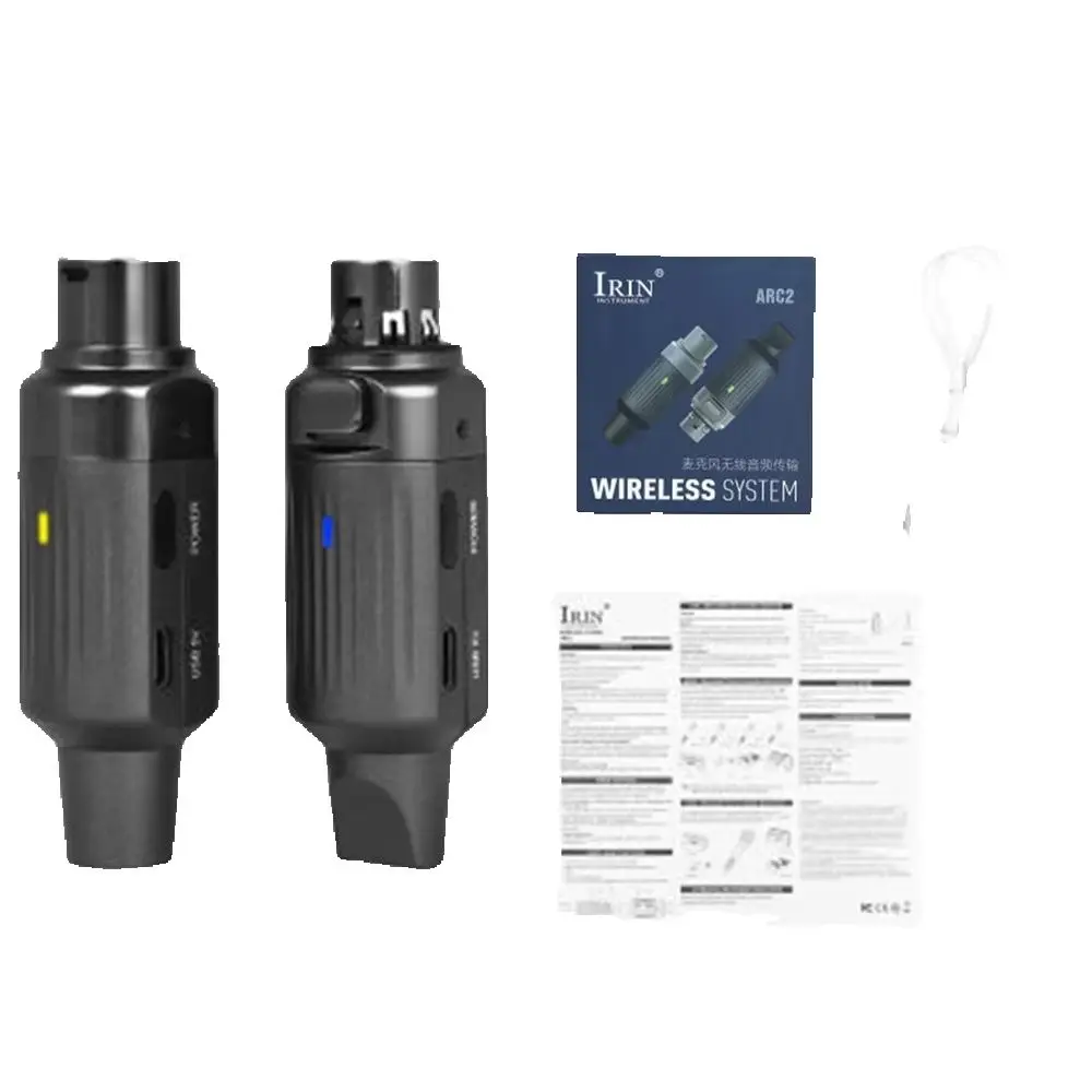 IRIN Wireless Microphone System ARC2 UHF Multi-Channel Transceiver 1-to-Many Uncompressed Audio Transmission 5.5-Hour Battery