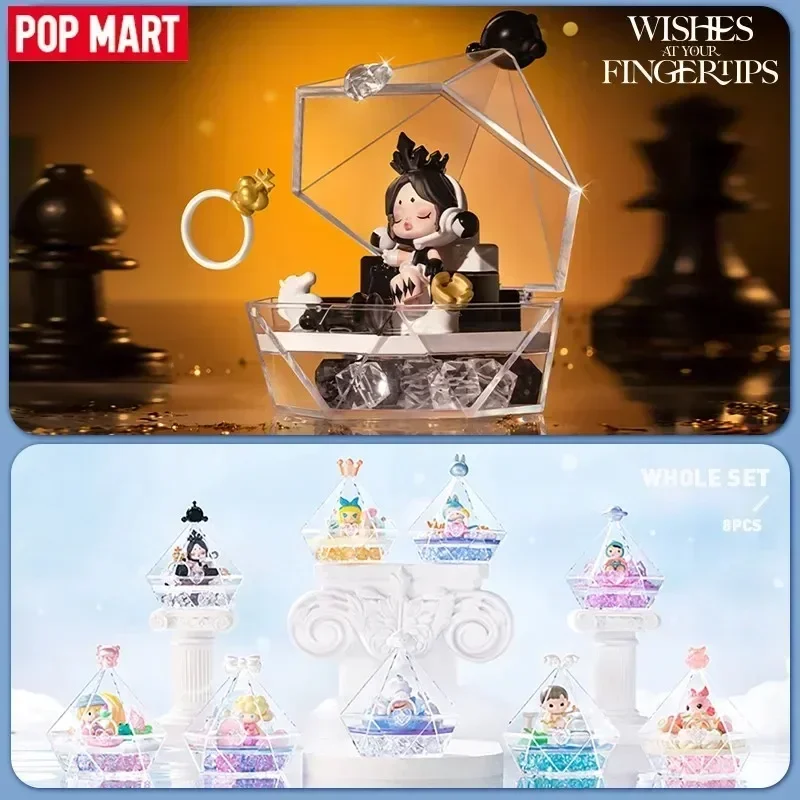 POP MART التمنيات في أطراف أصابعك سلسلة صندوق أعمى اللعب Kawaii أنيمي عمل الشكل سطح المكتب الديكور مفاجأة صندوق الغموض #4