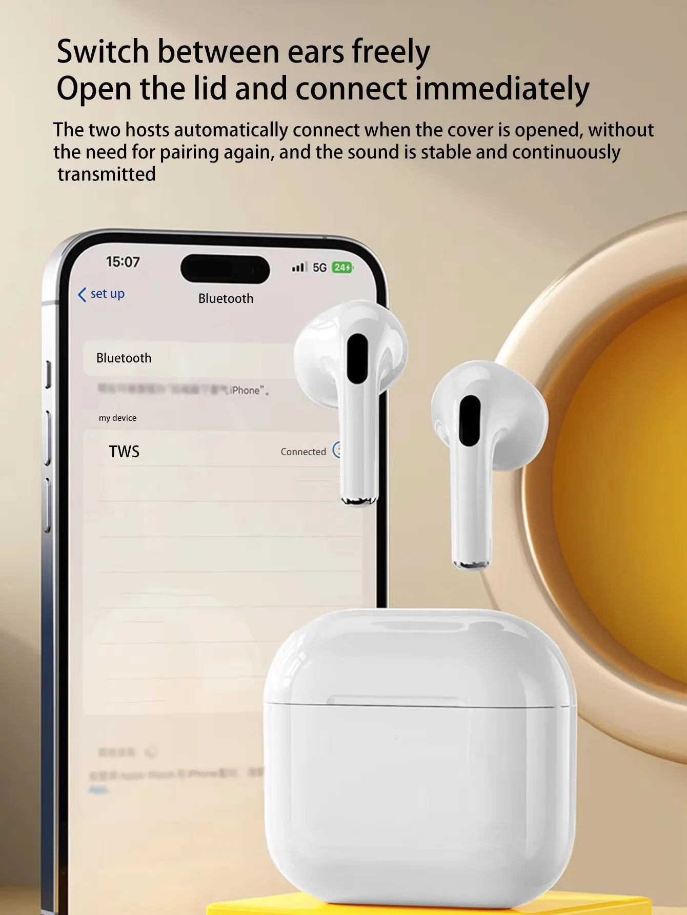 Air Pro 完全ワイヤレスBluetoothイヤホン ANCノイズキャンセリング ワイヤレスヘッドホン ポッドのようなイヤホン pro2 iPhone/Android対応