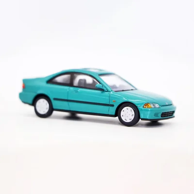 for 1995 Civic Coupe EJ1 1:64 Diecast Alloy Model Classic Sports Car Simulation Static Display Ornament Finished Toy