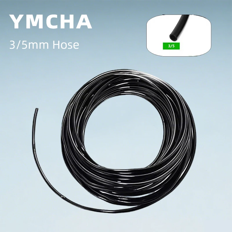 10m/20m/40m Garden Watering 3/5mm Hose Micro Drip Pipe Flower Plants Lawn Irrigation Water Tubing Greenhouse Tube