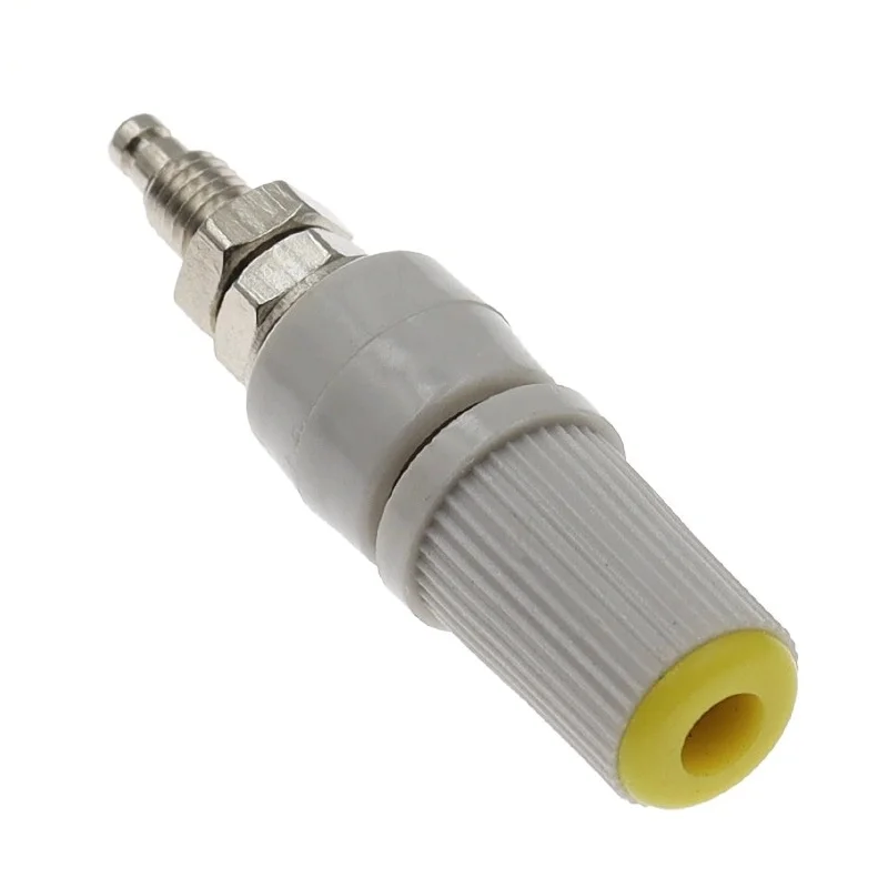 5pcs High Current 5mm/30A M5*48 Type 4mm Amplifier Female Banana Jack Socket Test Binding Post/Terminal