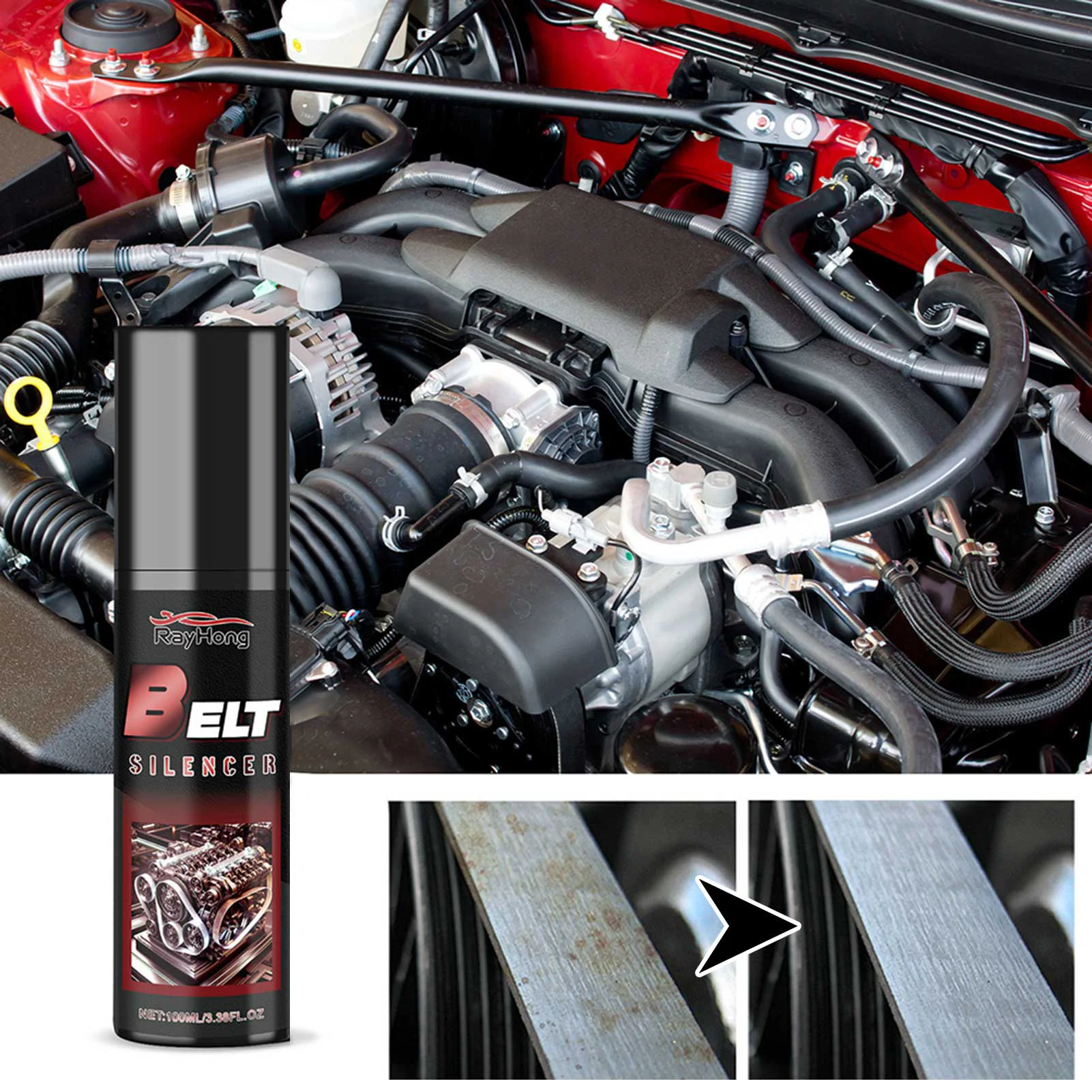 Conditioner For Car Engine Belt Lasting Protection Belt Dressing Spray For Car Maintaining