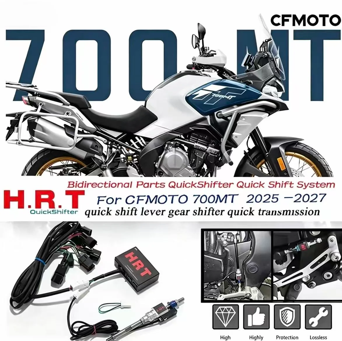 700MT HRT Genuine product For CFMOTO 700MT 2025 -2027 Bidirectional Parts QuickShifter Quick Shift System