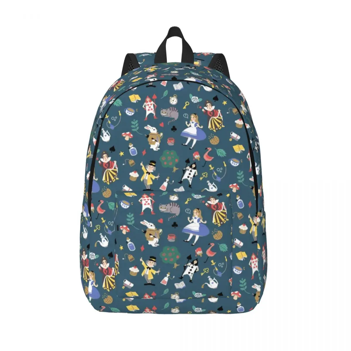 

Alice In Wonderland Cartoon Backpack Teenage School Travel Daypack Character Collection Laptop Computer Canvas Bags Outdoor