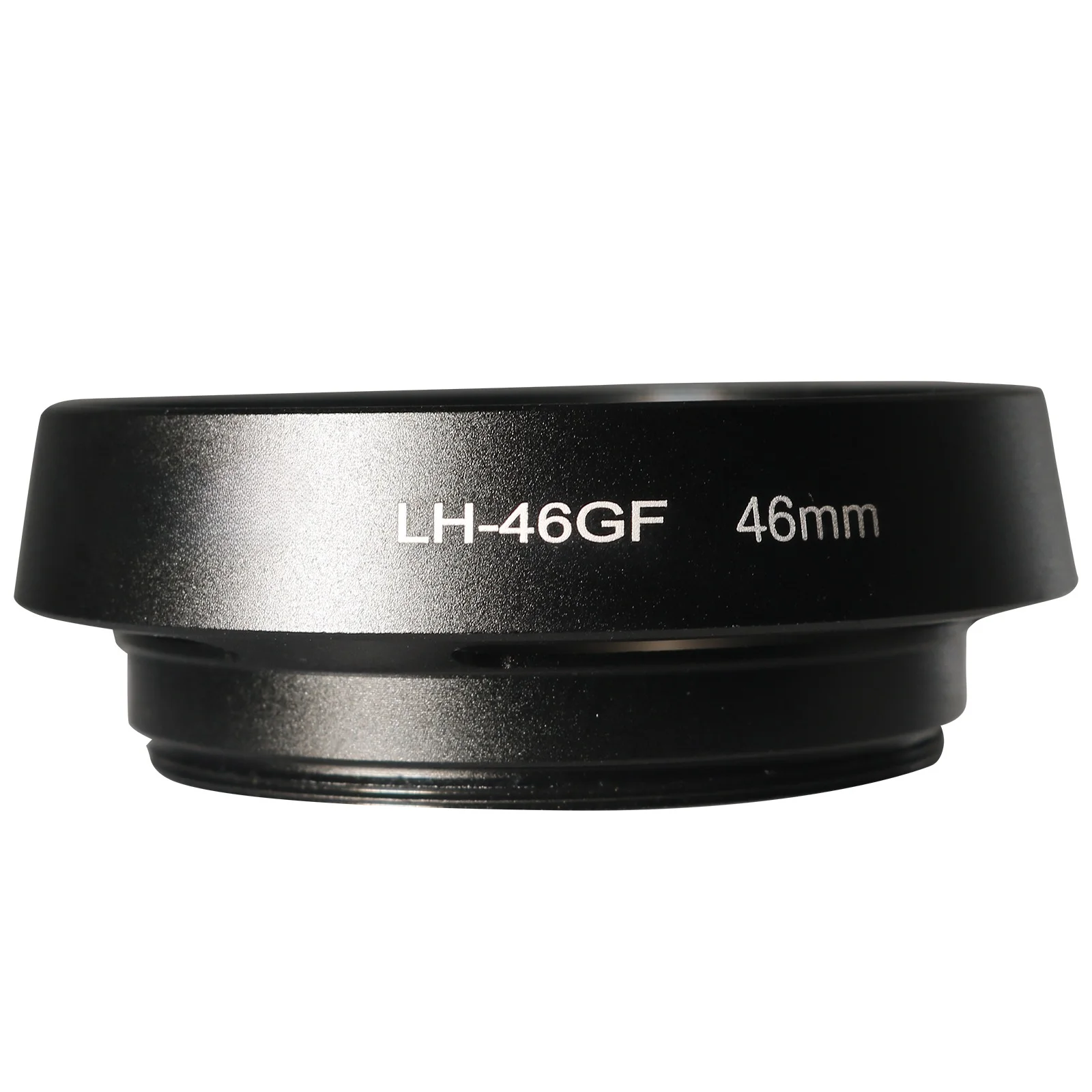 LinGo Black Metal LH-46GF Lens Hood for Panasonic Lumix 14mm f/2.5 20mm f/1.7 G-Series Camera Replacement Lens Hoods