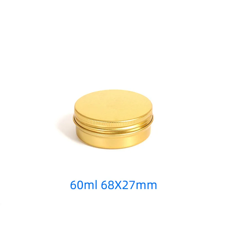 5 10 15 20 30 50 60g Lege Ronde Draagbare Aluminium Doos Metalen Blikjes DIY Crème Hervulbare Zilveren pot Theepot
