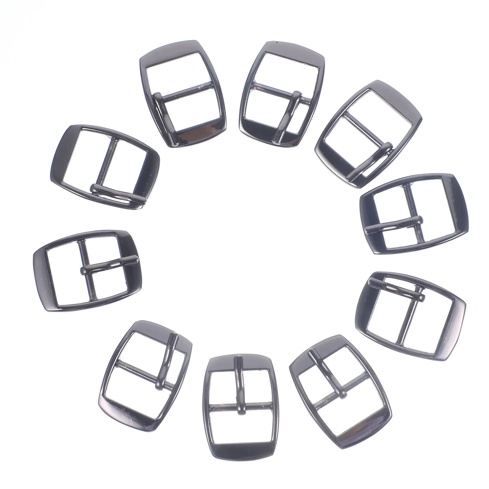 10 قطعة حزام سبائك الزنك للرجال النساء Diy بها بنفسك الملابس والاكسسوارات استبدال لحقائب الظهر حزام أبازيم الأسطوانة المعدنية أبازيم #1