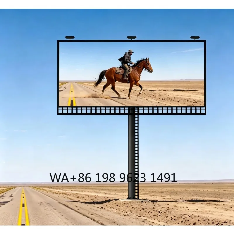 

P3 P5 P6 IP65 Waterproof High Brightness Outdoor HD LED Screen Giant Building Commercial Advertising Display