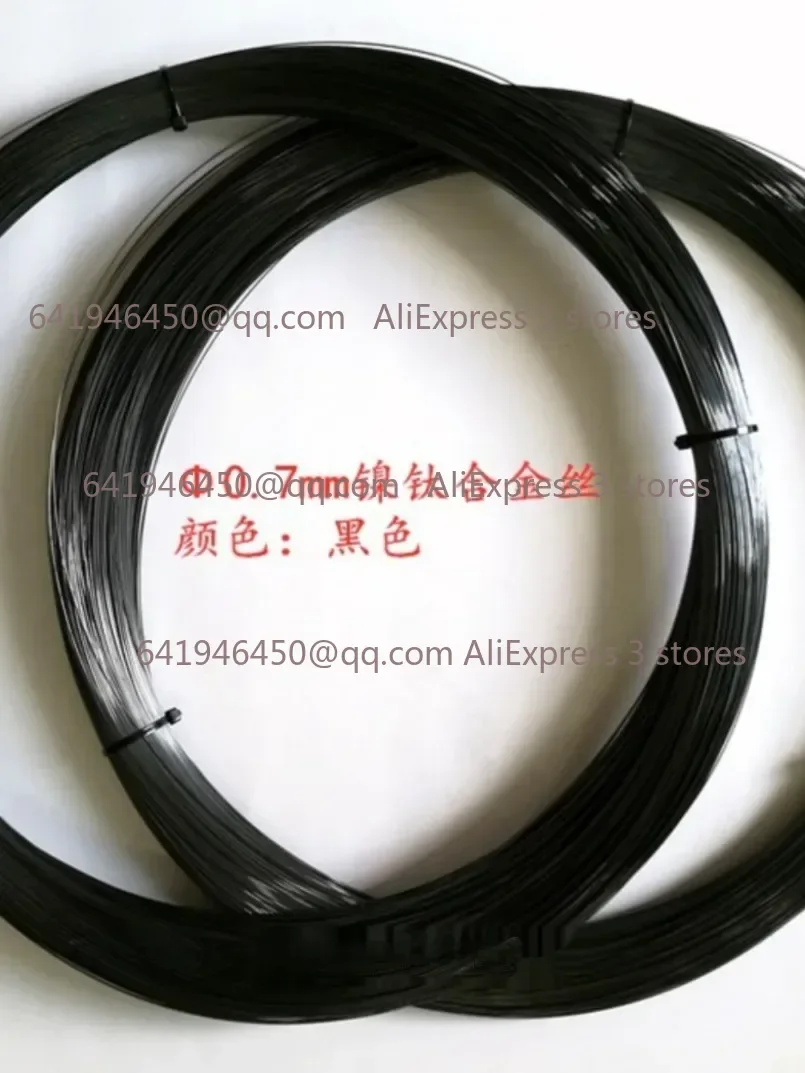 Super Elastic Nitinol Shape Memory Alloy Nickel Titanium Straight Wire Hyperelastic Filament Black 0.05mm-2mm