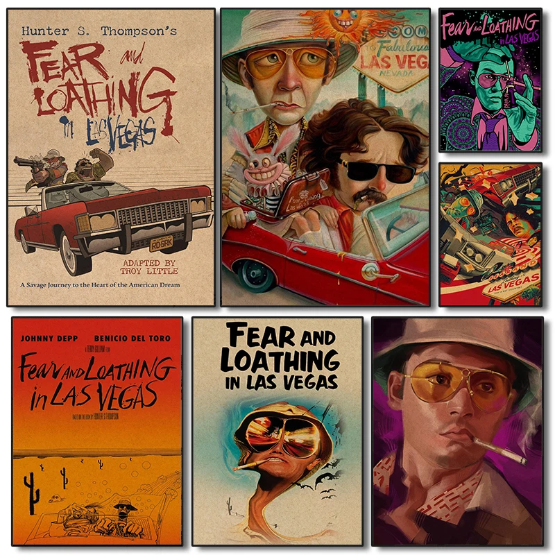 Movie Fear and Loathing in Las Vegas Poster American Classics Film Prints Canvas Painting Wall Art Pictures Home Room Decoration