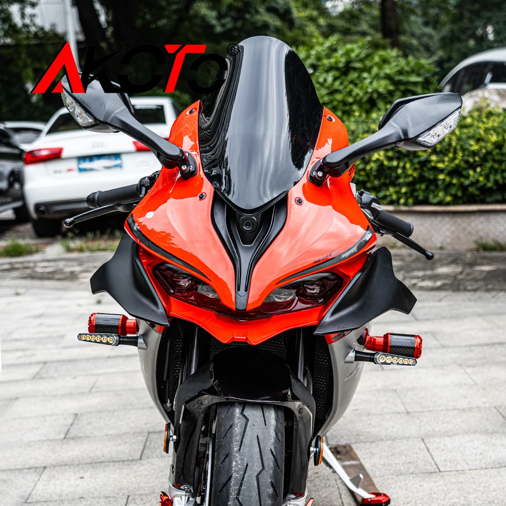 Racing Sports Windshield Windscreen FOR QJMOTOR SRK921 SRK921RR SRK 921 RR 900 Motorcycle Air Wind Deflectors Screen Shield