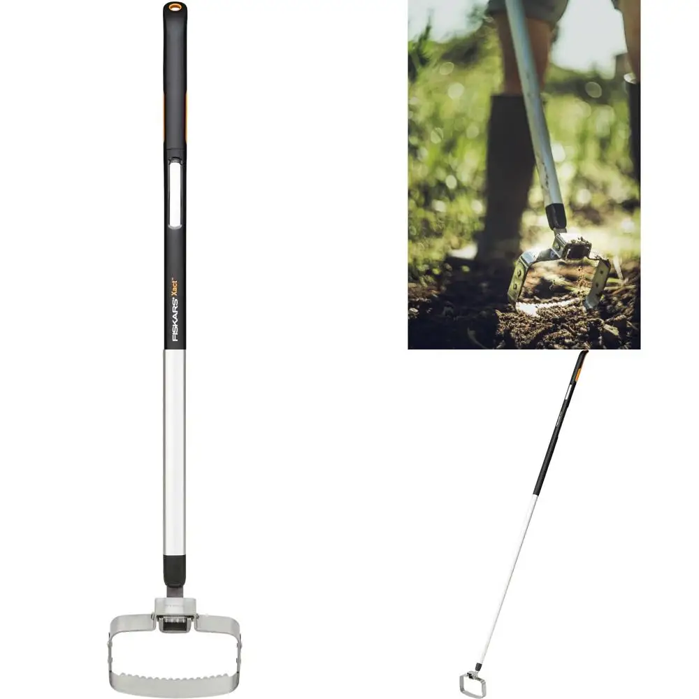 

Прополочная лопата-рыхлитель 135 мм, длина 167,5 см, ширина 13,5 см, черно-оранжевая, из нержавеющей стали и пластика