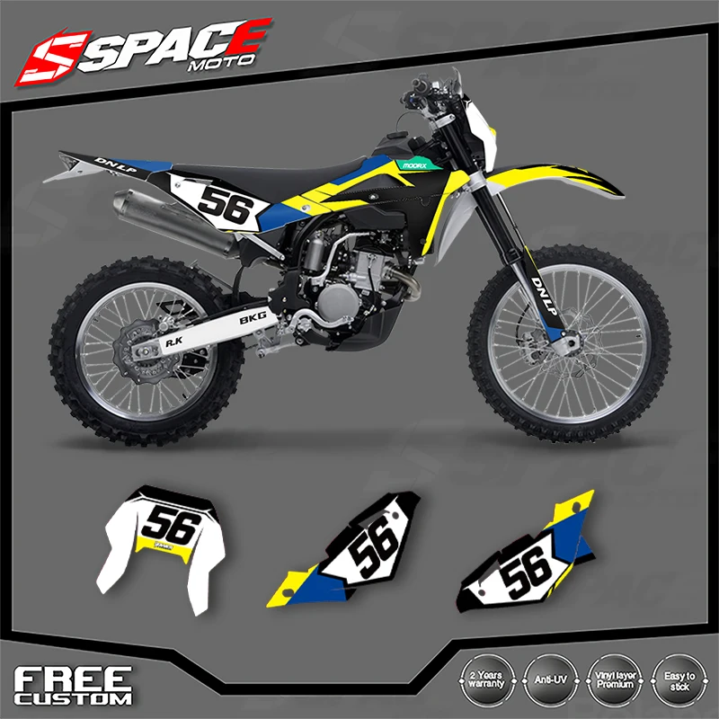 

Наклейки-декали для мотоциклов SPACE, комплекты для Husqvarna TE250 2008-2013 годов