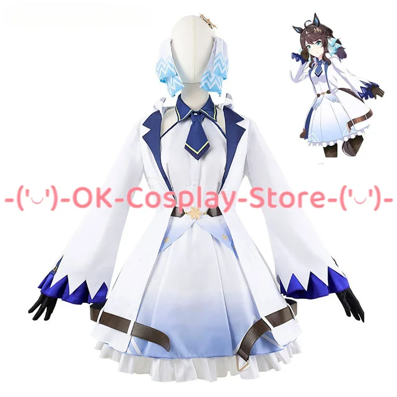 

Game Pretty Derby Daring Tact Cosplay Costume Women Cute Halloween Dress Party Suit Carnival Uniform Anime Clothing Custom Made