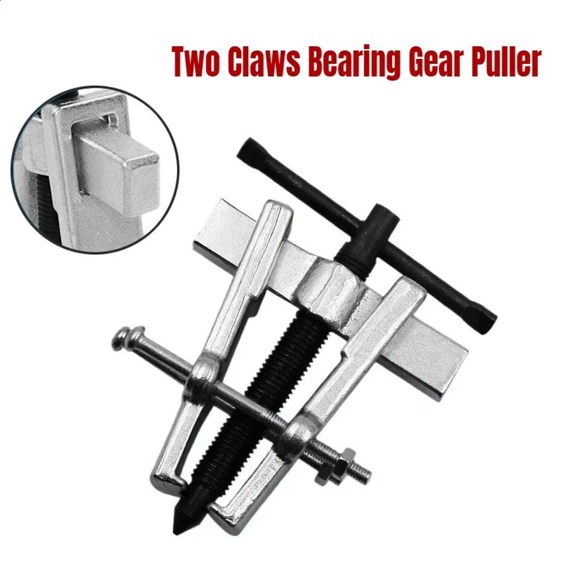 Two Claws Bearing Gear Puller Hand Tool 65mm Puller Hand Tools Pump Wall Pulley Steel Remover Straight Type
