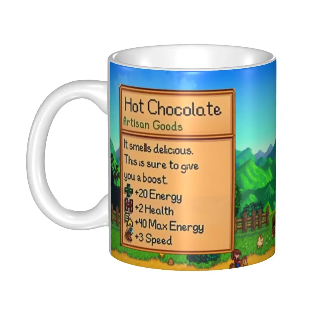 DIY Stardew Valley Video Gamer Ceramic Mug Personalized Coffee Cups Creative Gift