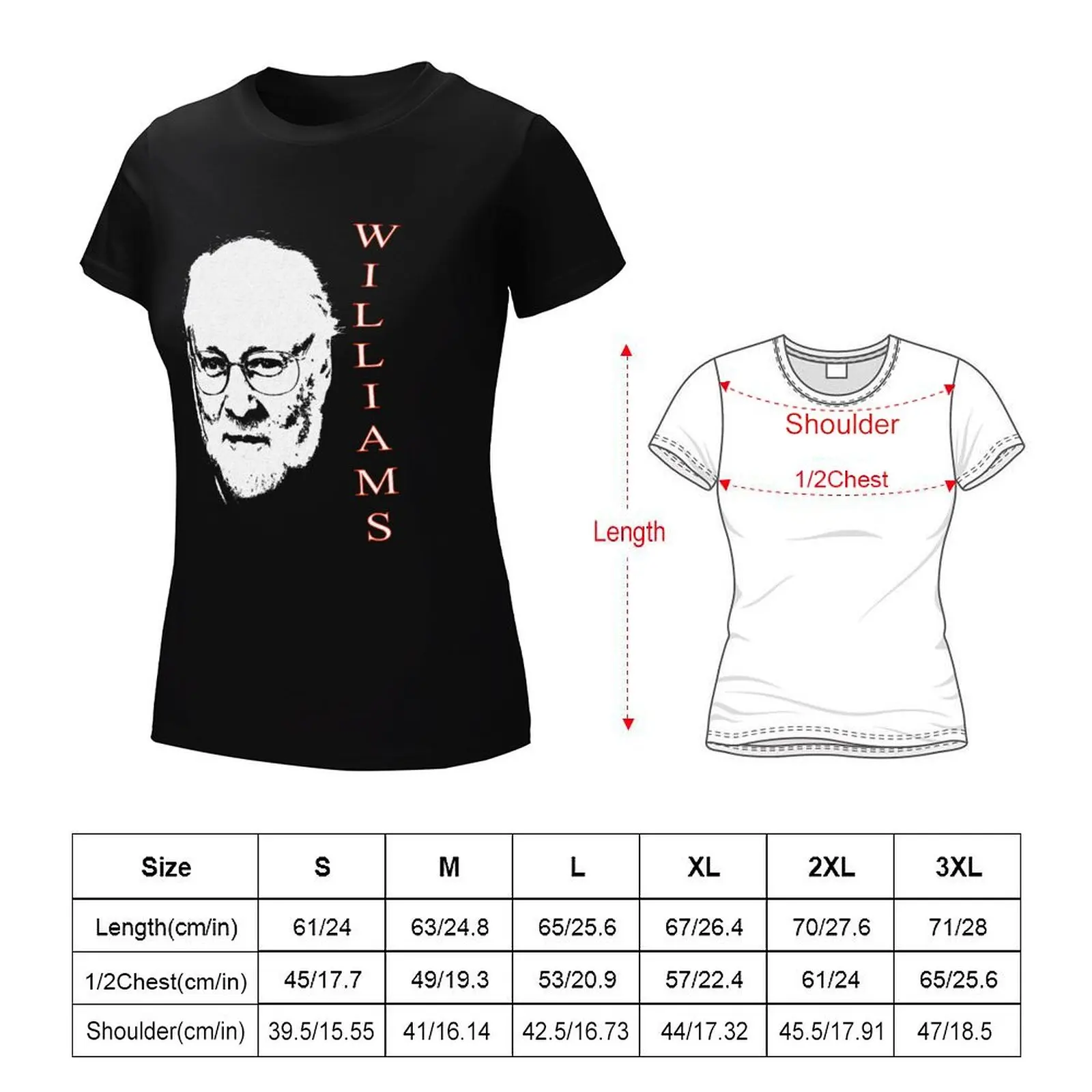 John Williams: Maestro series T-Shirt korean fashion vintage clothes female summer top Womens clothing