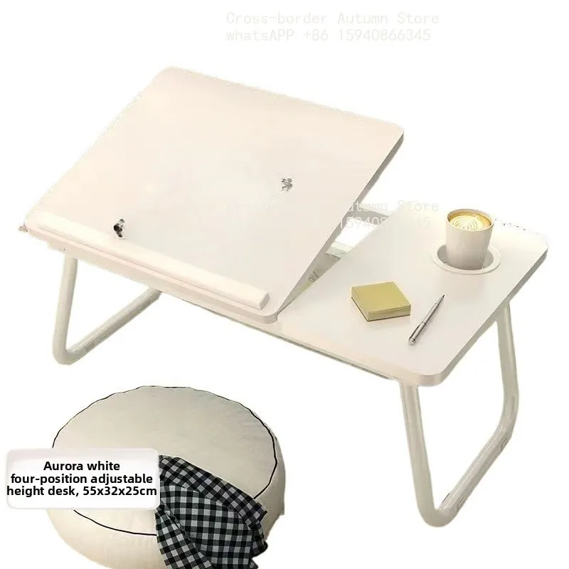 Bed foldable lifting computer desk small table notebook student dormitory lazy study table writing table desk