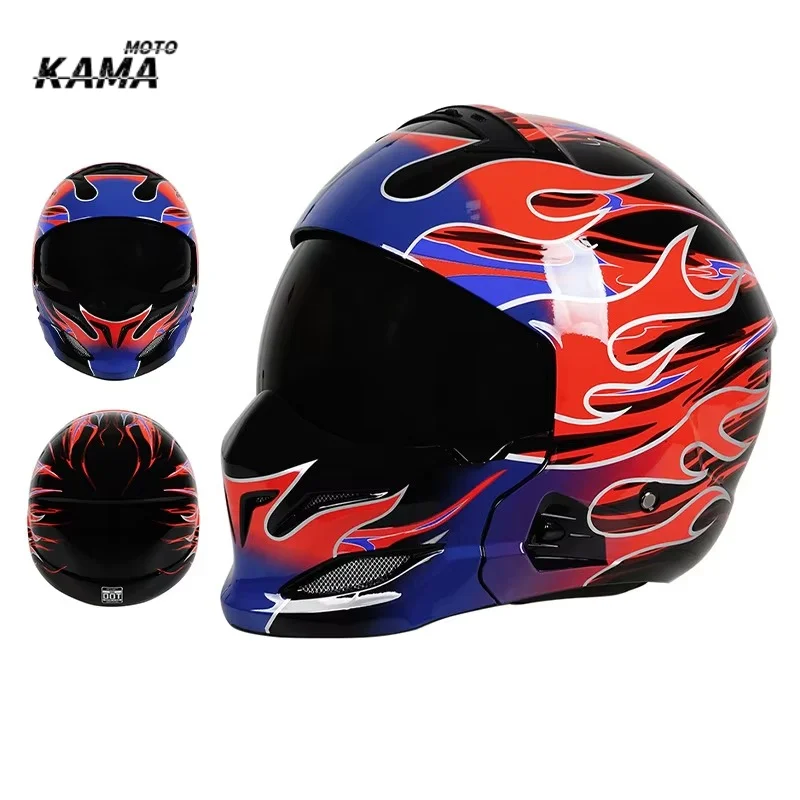 New Scorpion Helmet Retro Motorcycle Cascos Moto Locomotive Personality Multi-purpose Combination Helmet Half Helmet Capacete