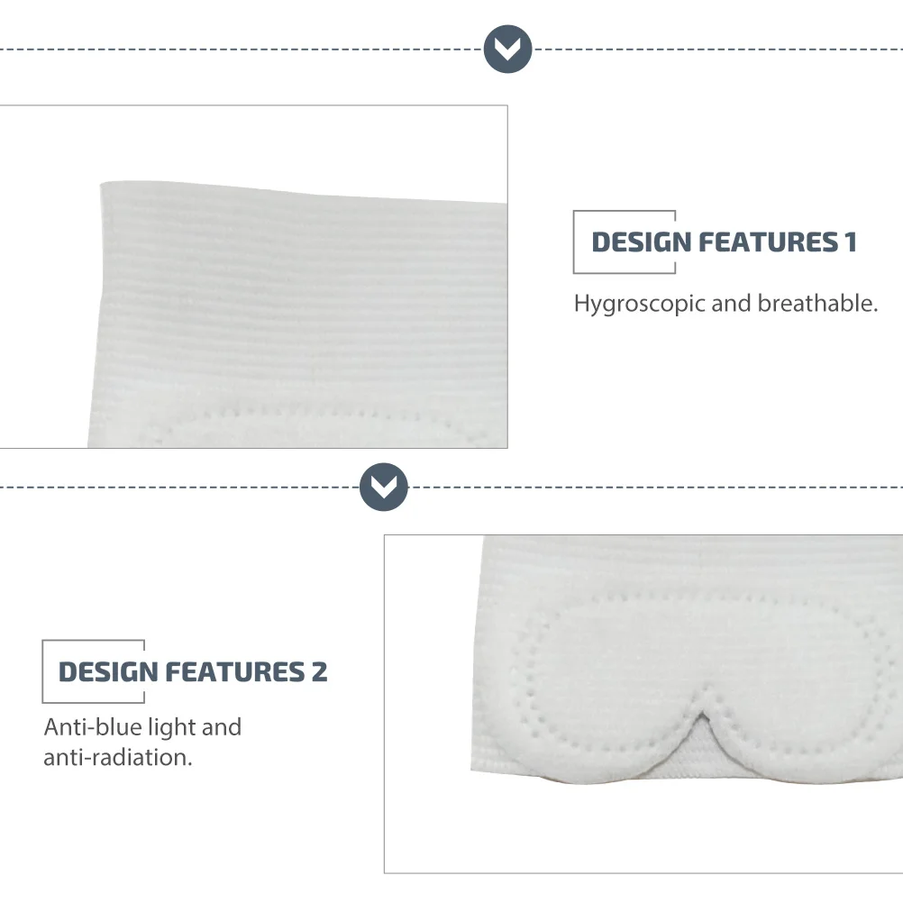 قناع عين الطفل، غطاء حماية مقاوم للضوء، قماش غير منسوج، ناعم ومريح، مناسب لاستخدام مستشفى العلاج بالضوء لحديثي الولادة