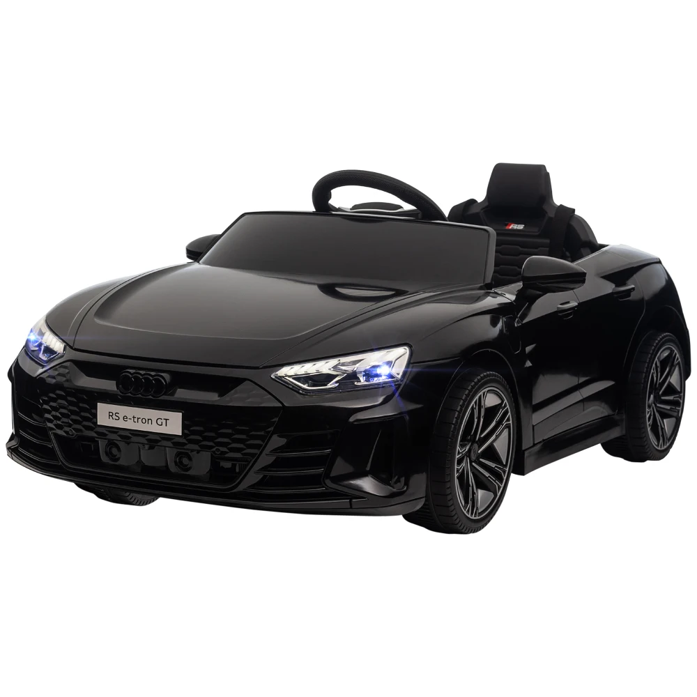 Aosom Kids Ride on Car 12V licenciado Audi RS E-tron GT 3.1 MPH Carro elétrico para crianças Brinquedo de passeio para meninos e meninas com controle remoto