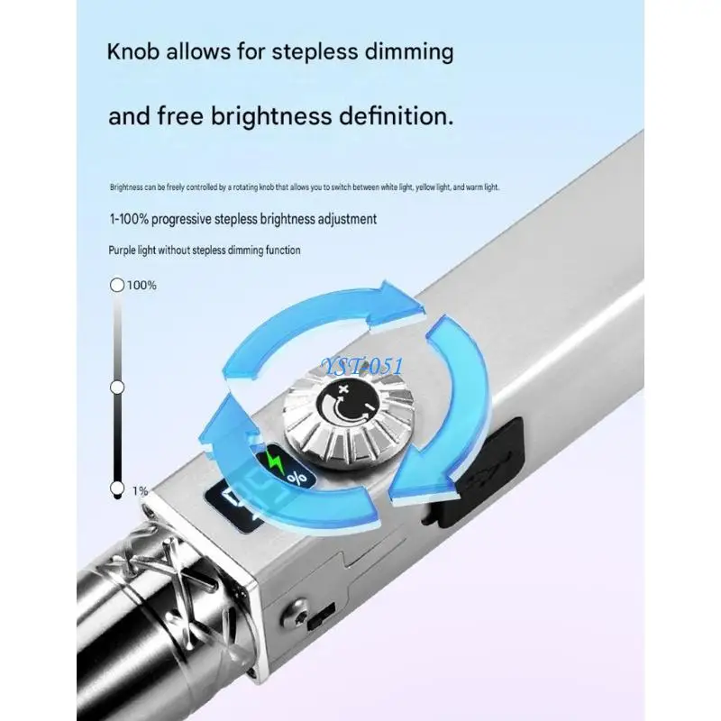 E15A Expert Jewelers Flashlight Featuring 4 Color lighting Included Power Supply