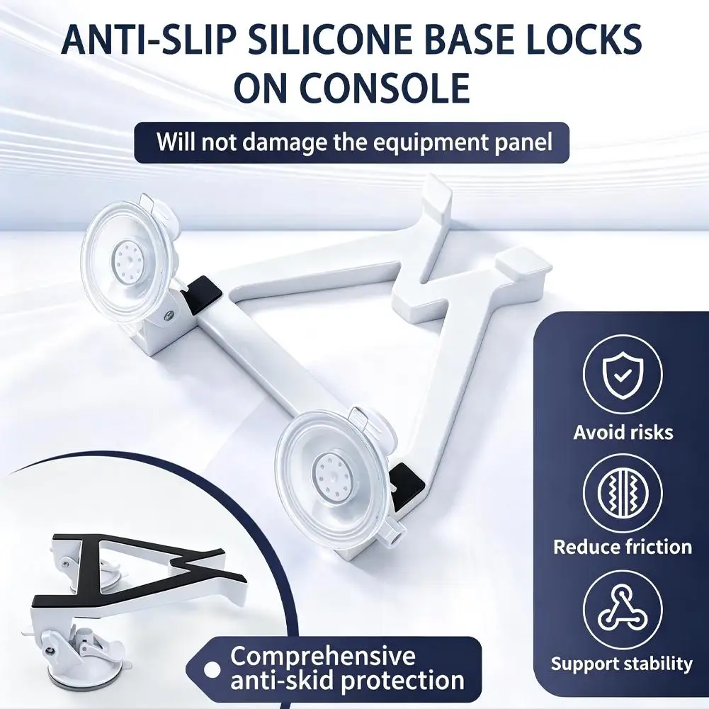 For Starlink Mini Car Dashboard Suction Cup Mount Dual Suction Anti-Shake Windshield Holder ABS Secure Travel Vehicle Accessorie