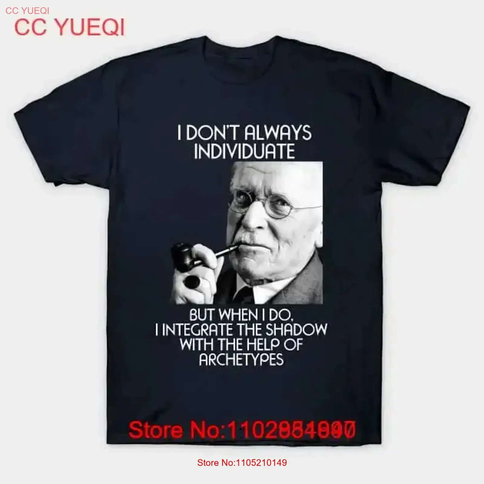 CARL JUNG Individuate 2 T Shirt S 5XL Fast Shipping vintage Washed Stylish designer clothes Comfortable Breathable Slightly