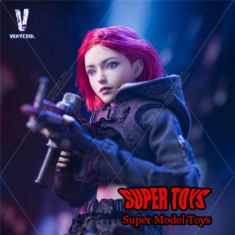 

VERYCOOL VCF-3006 1/12 Scale Collectible Trickybaby 12 Rainbow Figure Model 15cm Full Set Female Soldier Action Doll Collection