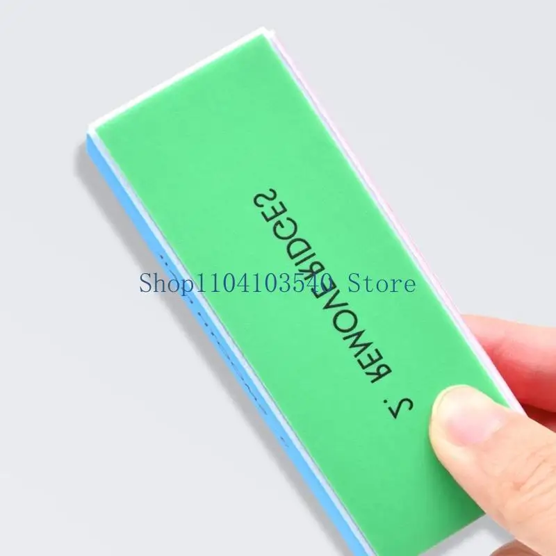 02DC Professional Unguis Polishing Block 4 Hominy Tall Density Spongiform Comfortable For Homestudio Use