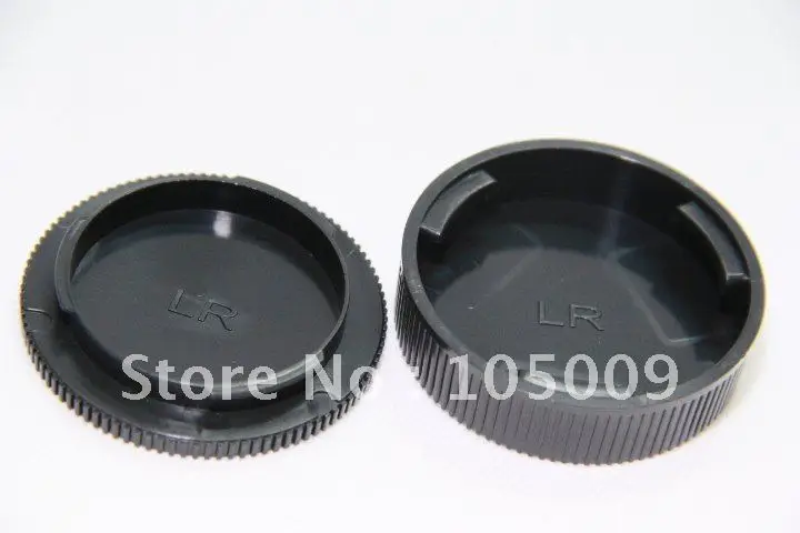 Copriobiettivo posteriore/coperchio+tappo corpo fotocamera per leica R LR R6 R50