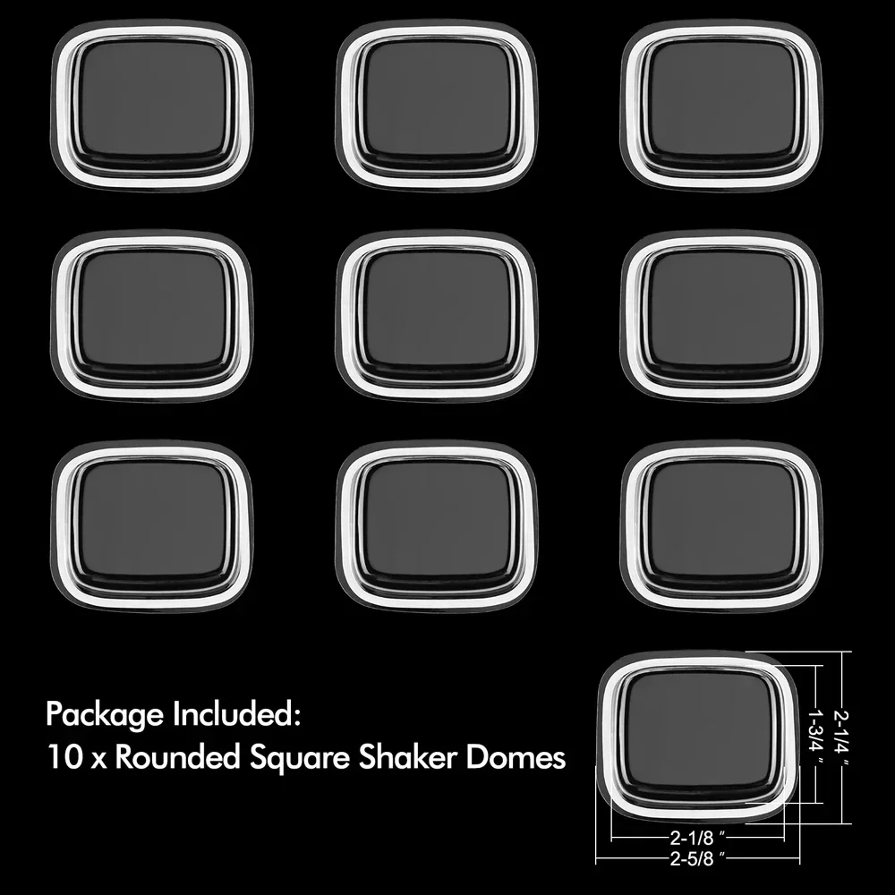10 stks/set Harten Vierkante Ovale Kerst 3D Dimensionale Shaker Koepels Plastic Clear Puffy Shaker Covers Metaal Snijden DIY Shaker